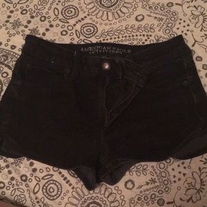 American Eagle Black Denim Shorts